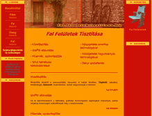 Tablet Screenshot of fal.feluletektisztitasa.hu